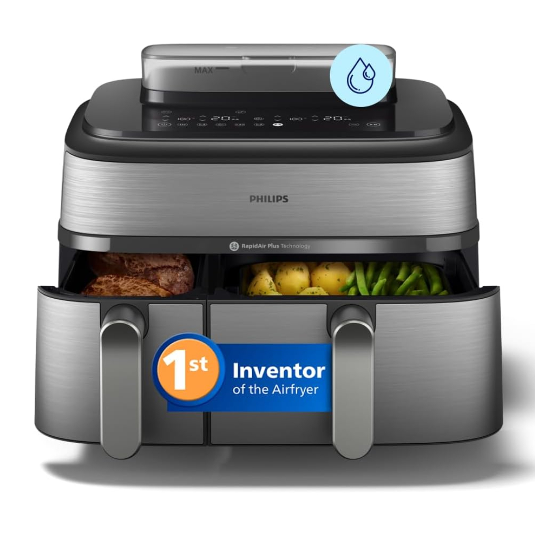 Philips Air Fryer 5000 Series Dual Basket with Steam 9L