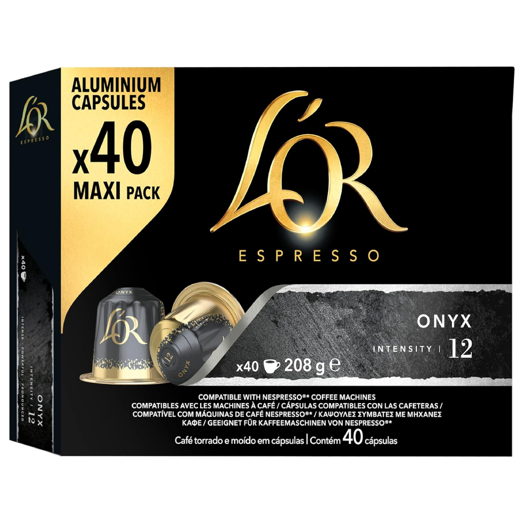 L'OR Espresso Onyx Coffee Capsules 40pk