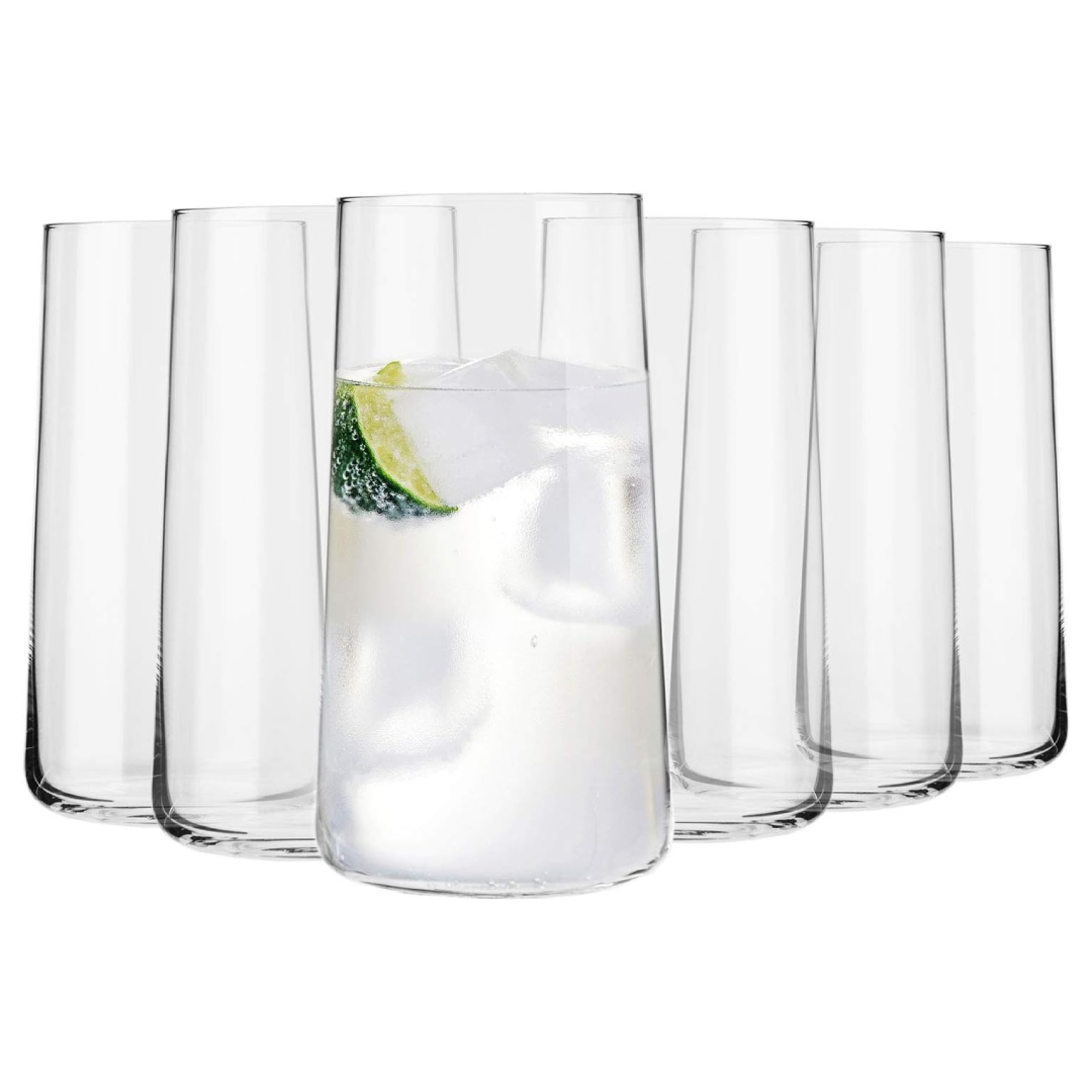 Krosno Highball Glasses Set of 6 550ml