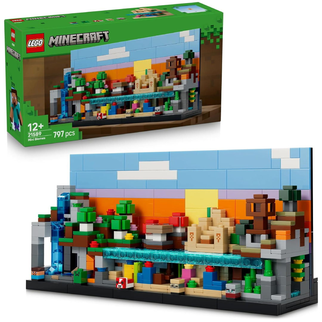 LEGO Minecraft Mini Biomes Display Set 21589
