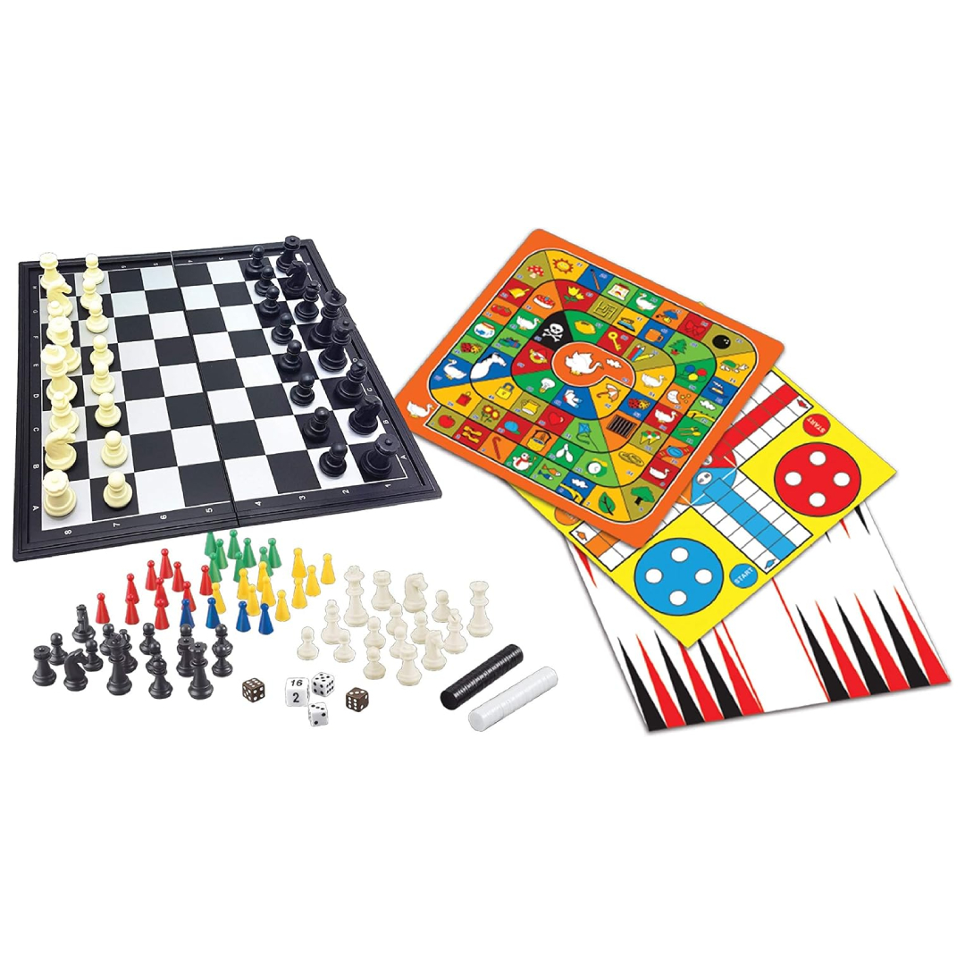 Lexibook 8 in 1 Board Games Set JGM800