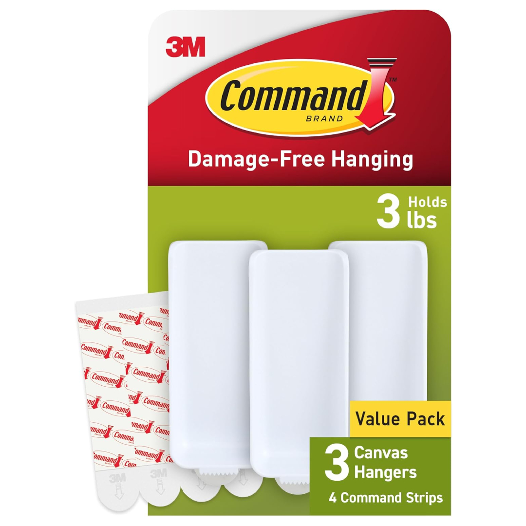 Command Canvas Hangers 3 Pack