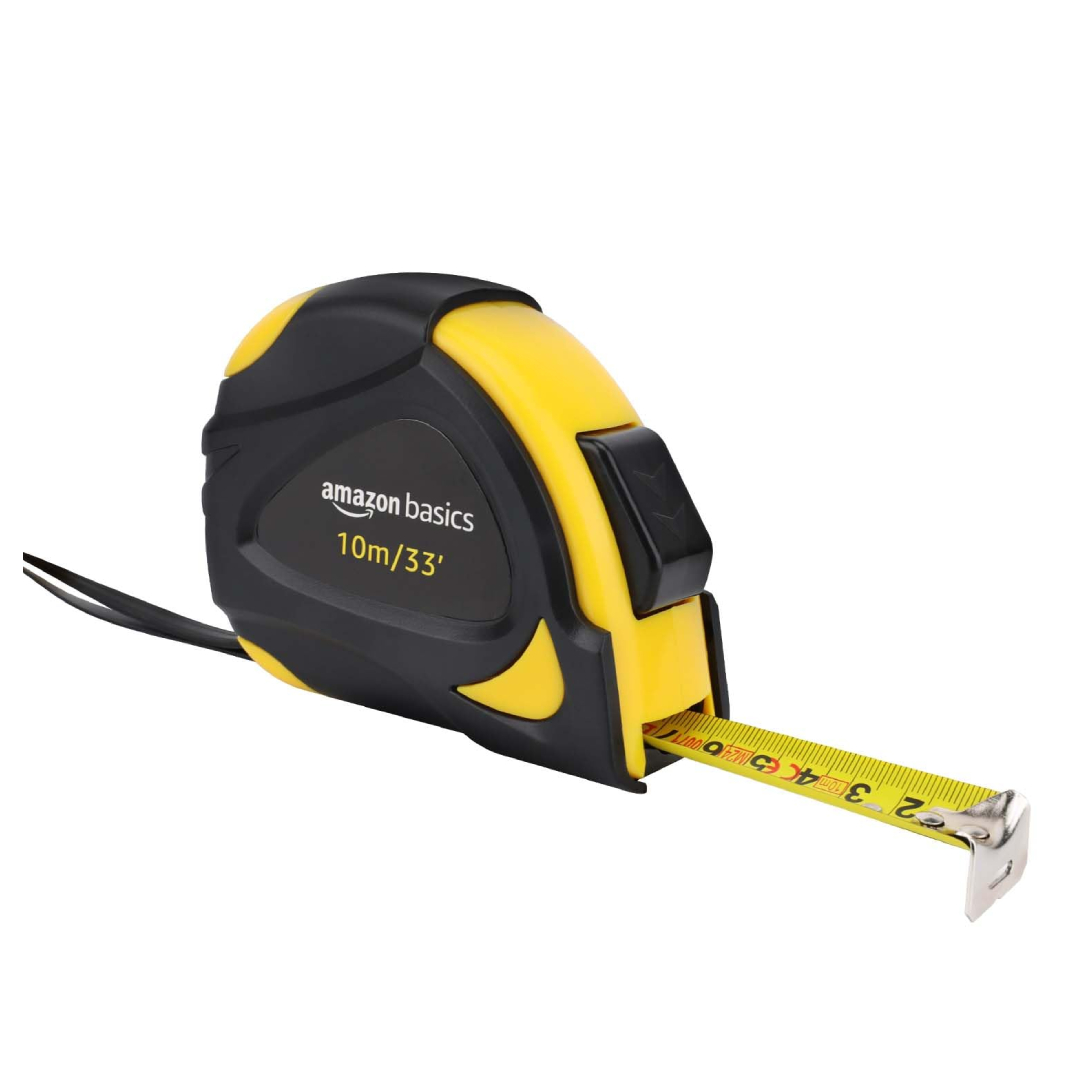 Amazon Basics Self Locking Tape Measure 10m