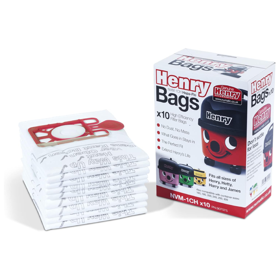 Henry HepaFlo Vacuum Bags 10 Pack NVM 1CH