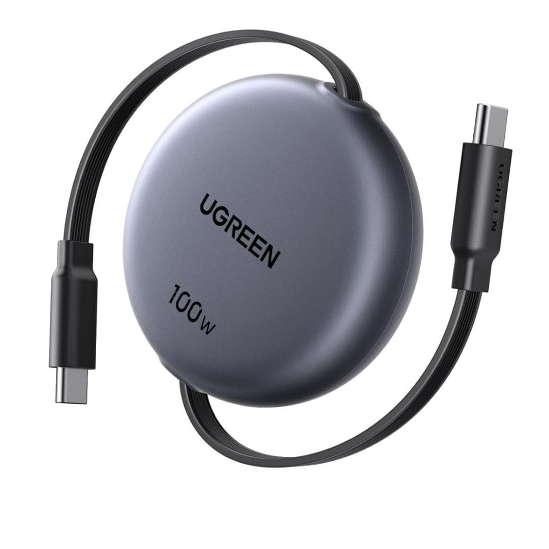 UGREEN Retractable USB C to USB-C Cable 100W