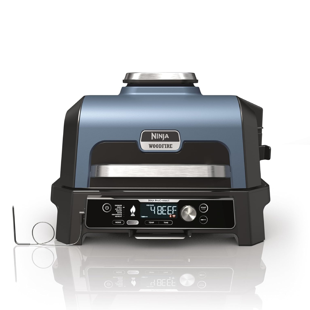Ninja Woodfire Pro Connect XL Electric BBQ Grill Smoker