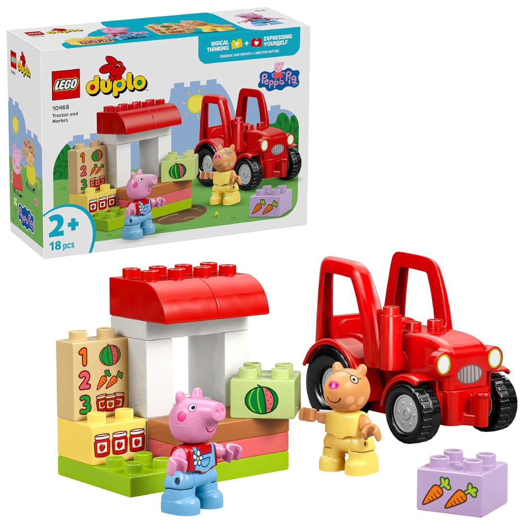 LEGO DUPLO Peppa Pig Tractor and Market 10468