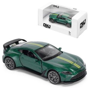 CMJ Aston Martin V12 Vantage 1:43 Scale Model Car - Racing Green