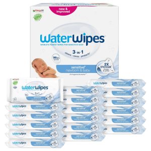 WaterWipes Sensitive Newborn Baby Wipes 1080 Count