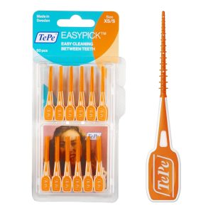 TePe EasyPick Toothpicks Orange ISO XS S 60pcs