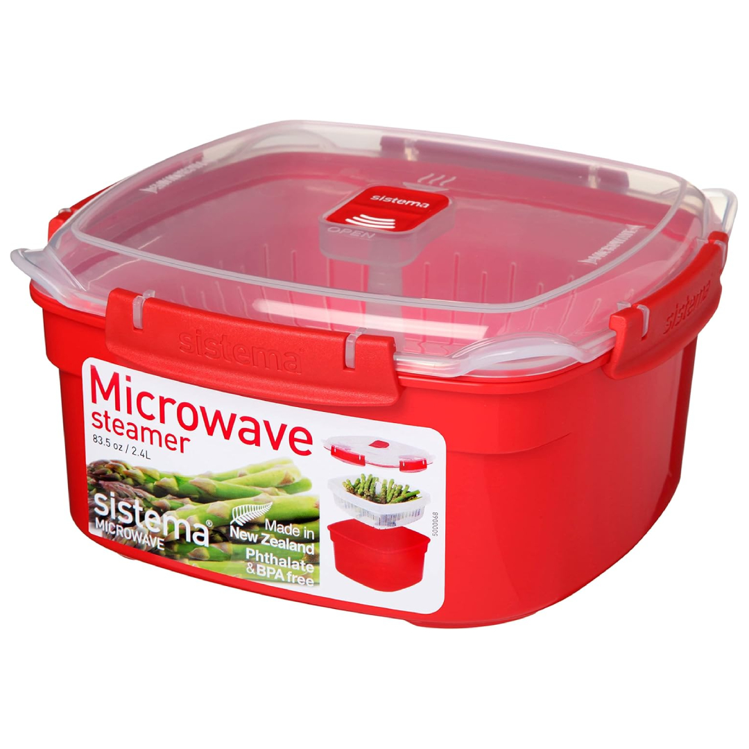 Sistema Microwave Cooking Container Steamer 2.4L